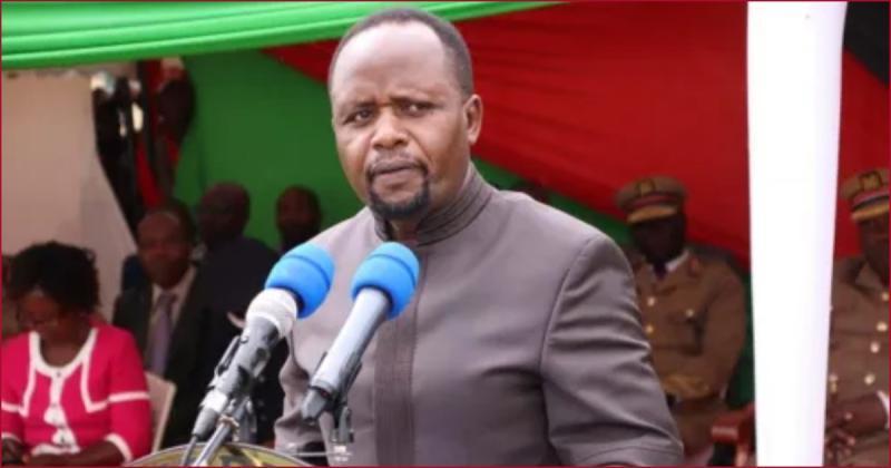 File photo of Trans Nzoia governor George Natembeya.